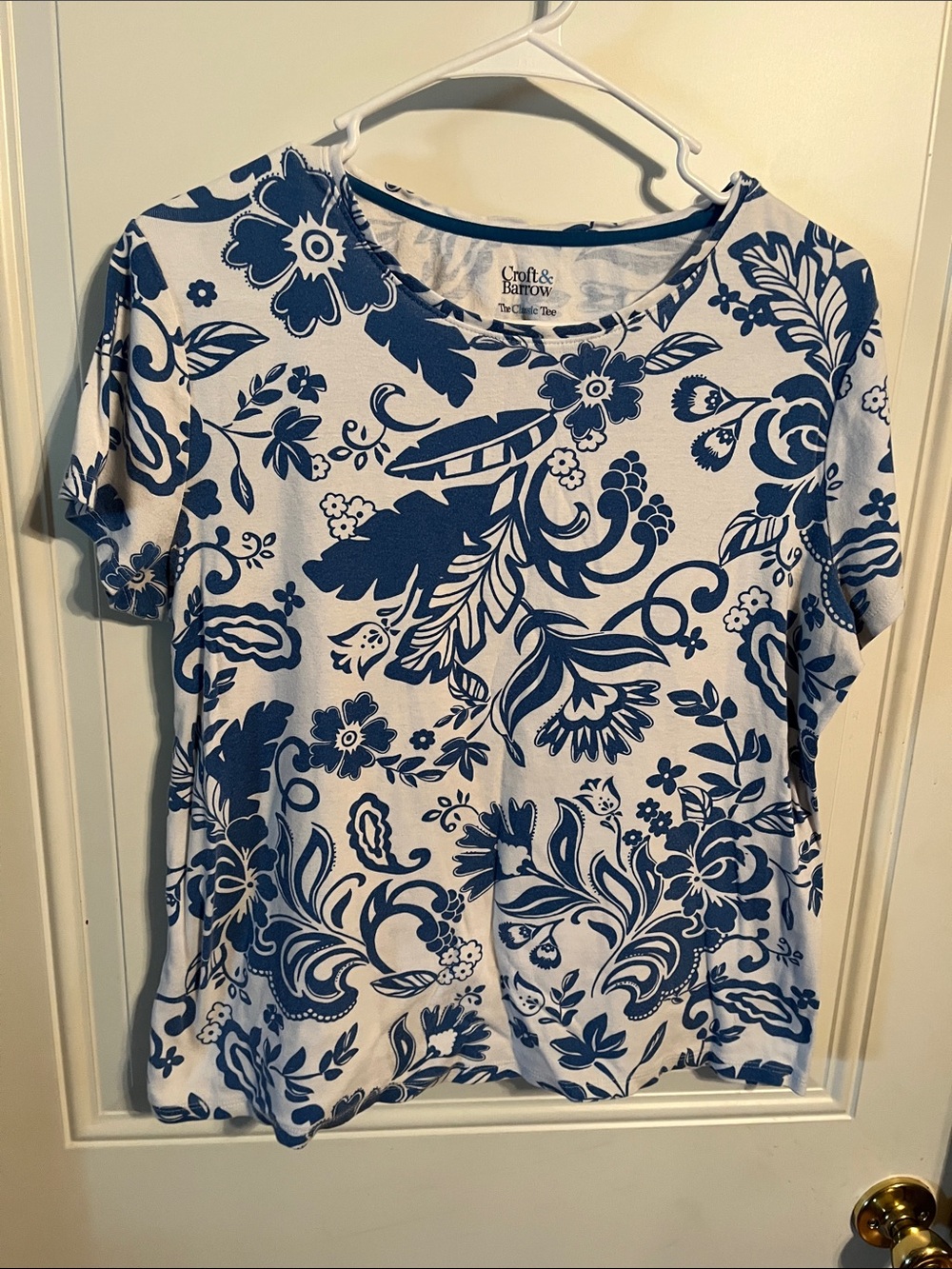 Cotten top, Croft@Barrow tee, L